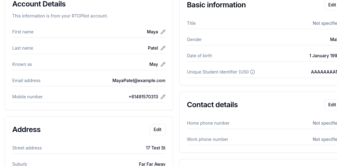 Student Known as on My Profile